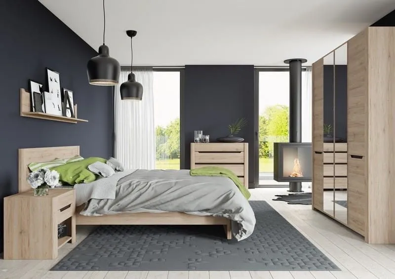 łóżko drewniane 140x200